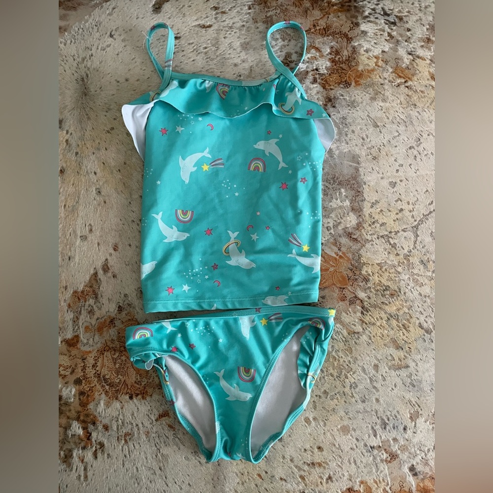 Carters Dolphin bathing suit size 7